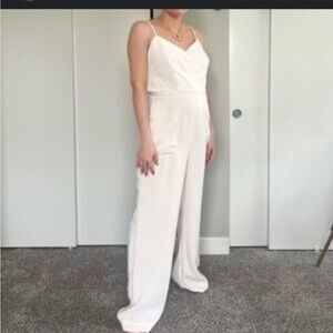 Maeve by anthropologie Cream Jumpsuit